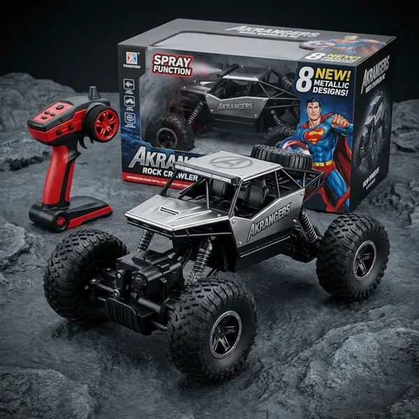 Remote_Control_Rock_Crawler_Car_Ak_Rangers_Off-Road_RC_Truck_With_Spray_Function_And_Superhero_Design