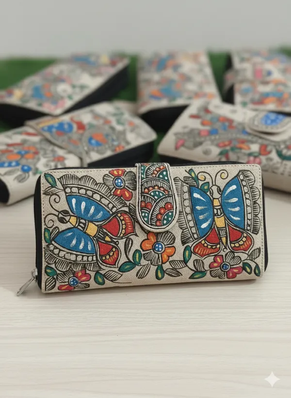 Multicolor_Fine_Jute_Clutches_With_Mithila_Painting_For_Women