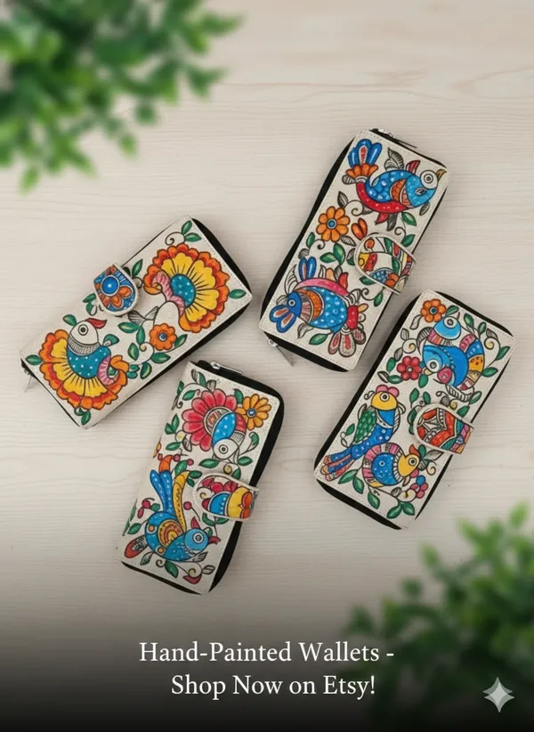 Multicolor_Fine_Jute_Clutches_With_Mithila_Painting_For_Women