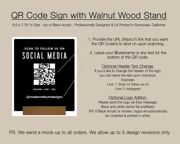 Multicolor_Metal_Qr_Code_Social_Media_Sign_With_Metal_Stand_For_Gifting