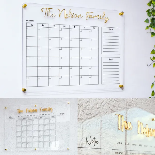 Multicolor_Metal_Family_Planner_3D_Gold_Acrylic_Calendar_For_Gifting