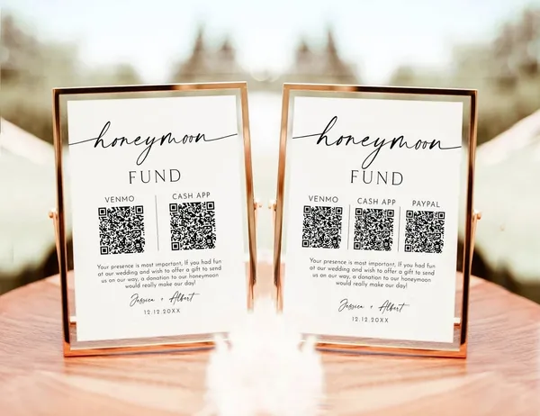 Multicolor_Metal_Honeymoon_Fund_Qr_Code_Sign_For_Gifting