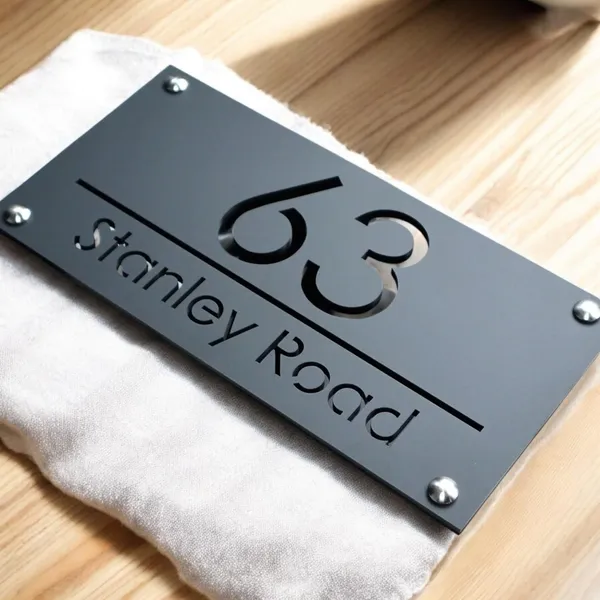 Multicolor_Metal_Custom_Acrylic_House_Sign_For_Gifting
