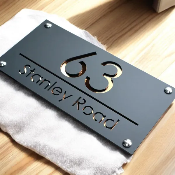 Multicolor_Metal_Custom_Acrylic_House_Sign_For_Gifting