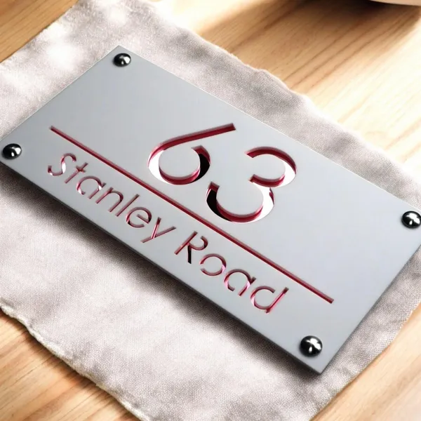 Multicolor_Metal_Custom_Acrylic_House_Sign_For_Gifting