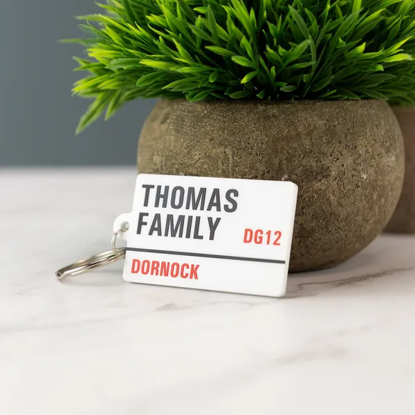 Multicolor_Metal_London_Street_Sign_Keyring_Custom_Keychain_For_Gifting