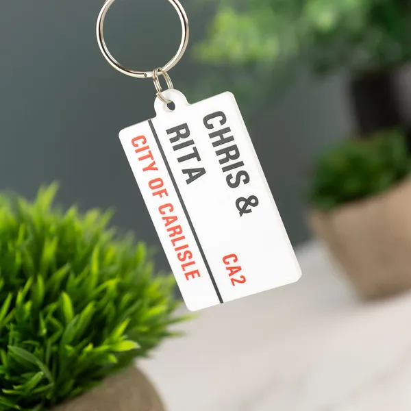 Multicolor_Metal_London_Street_Sign_Keyring_Custom_Keychain_For_Gifting