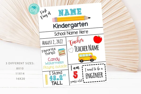 Multicolor_Metal_Back_To_School_Kids_Printable_Sign_First_Day_Of_School_Editable_For_Gifting