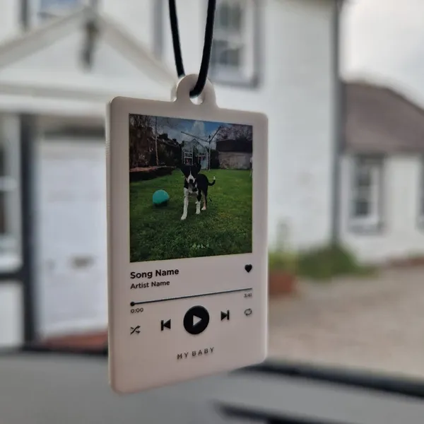 Multicolor_Metal_Personalised_Music_Photo_Ornament_Hanging_Car_Polaroid_For_Gifting
