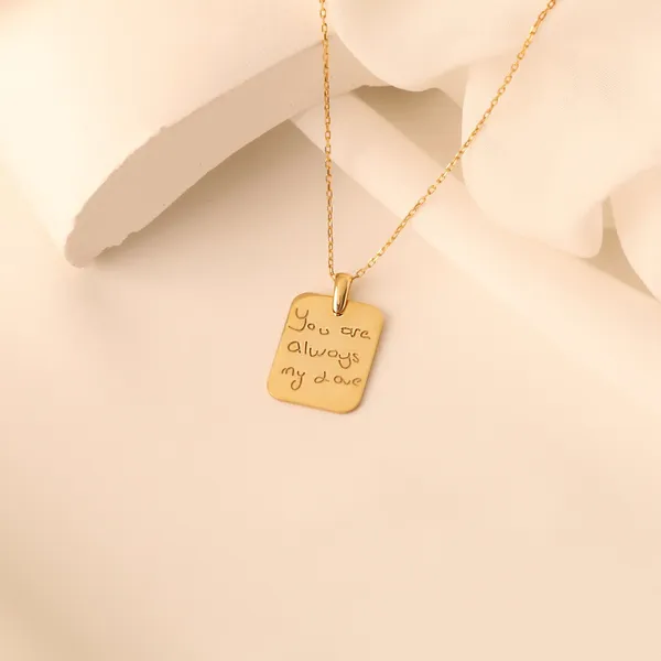 Multicolor_Metal_Custom_Handwriting_Necklace_For_Women