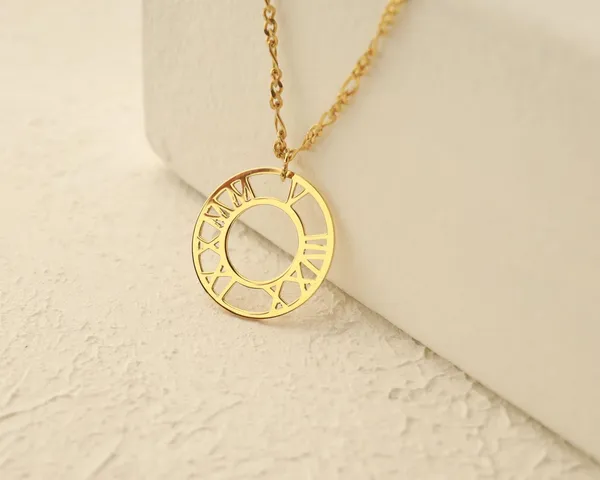 Multicolor_Metal_Roman_Numeral_Anniversary_Date_Necklace_For_Women