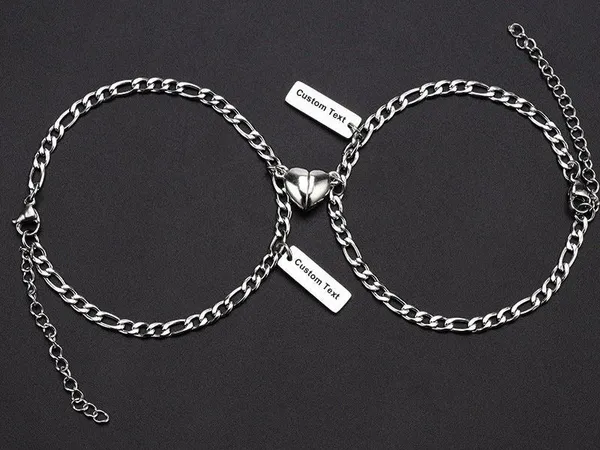 Multicolor_Metal_Paired_Magnetic_Couple_Bracelets_For_Gifting