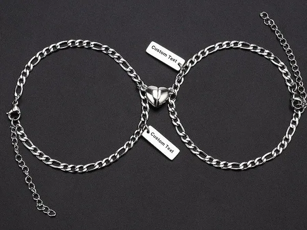 Multicolor_Metal_Paired_Magnetic_Couple_Bracelets_For_Gifting