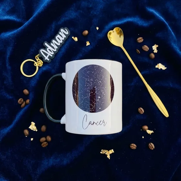 Multicolor_Ceramic_Birthday_Gift_Set_Combination_Of_Starmap_Mug_,Keychain_And_Golden_Spoon_For_Gifting