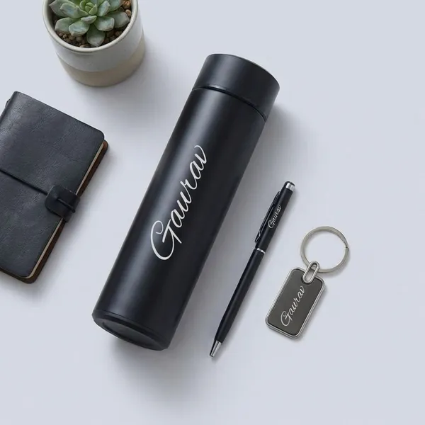 Multicolor_Personalized_3_In_1_Stainless_Steel_Water_Bottle,_Metal_Key_Chain_&_Led_Pen_Gift_Set