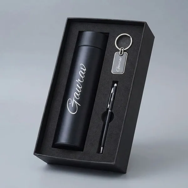 Multicolor_Personalized_3_In_1_Stainless_Steel_Water_Bottle,_Metal_Key_Chain_&_Led_Pen_Gift_Set