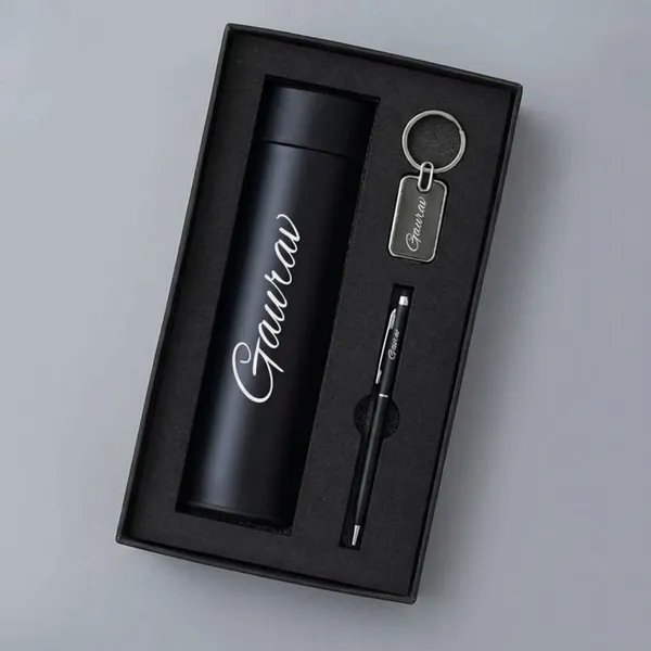 Multicolor_Personalized_3_In_1_Stainless_Steel_Water_Bottle,_Metal_Key_Chain_&_Led_Pen_Gift_Set