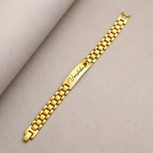Multicolor_Metal_Personalized_Chain_Custom_Name_Bracelet_For_Gifting