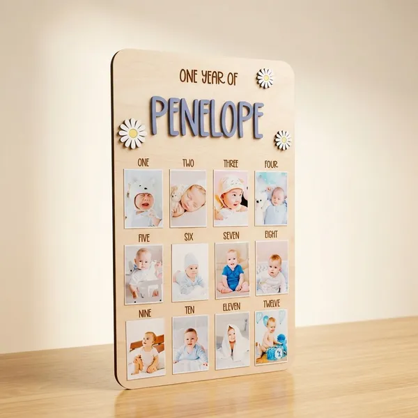 Multicolor_Metal_Baby_Monthly_Photo_Board_For_Gifting
