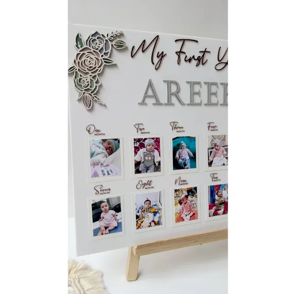 Multicolor_Metal_Baby_Photo_Board_With_Rectangular_Shape_For_Gifting