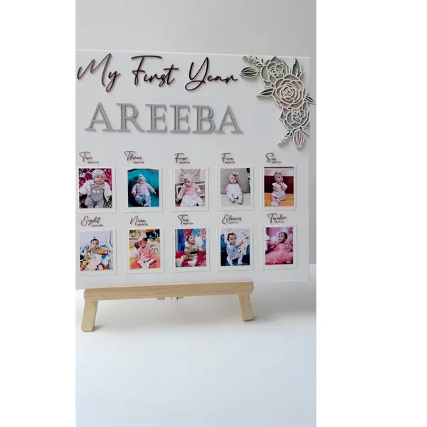 Multicolor_Metal_Baby_Photo_Board_With_Rectangular_Shape_For_Gifting