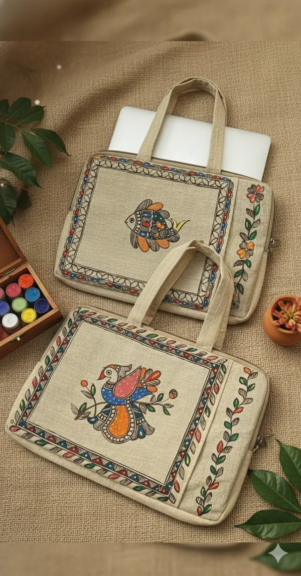 Multicolor_Trendy_Stylish_Handcrafted_Laptop_Bags_With_Authentic_Madhubani_Paintings_For_Women