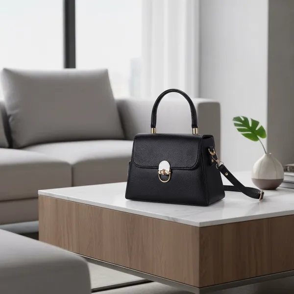 Black_Daring_Lock_Handbag_For_Women__|_Premium_Handbag_With_Durable_Straps