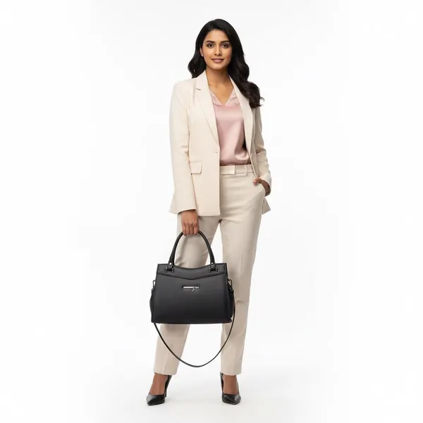 Black_Big_Pasting_Handbag_For_Women_|_Premium_Handbag_With_Durable_Straps