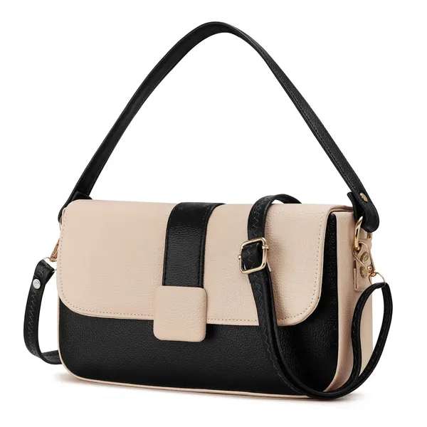 Black_Two_Tone_Handbag_For_Women_|_Premium_Handbag_With_Durable_Straps