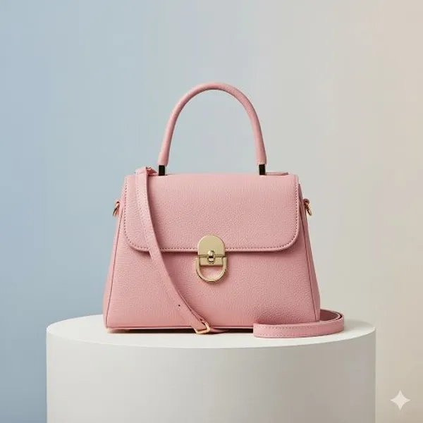 Pink_Daring_Lock_Handbag_For_Women_|_Premium_Handbag_With_Durable_Straps