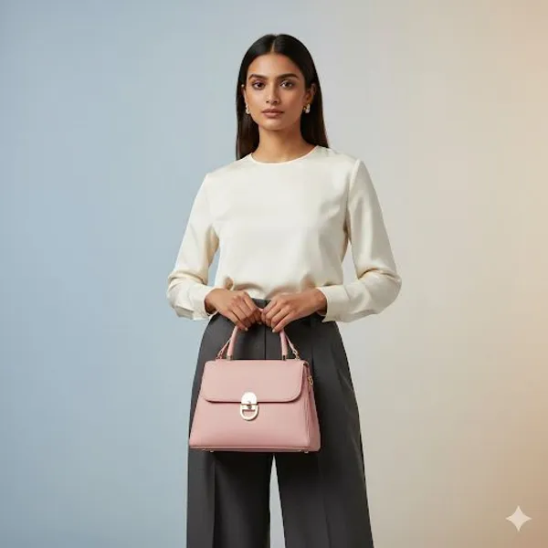Pink_Daring_Lock_Handbag_For_Women_|_Premium_Handbag_With_Durable_Straps