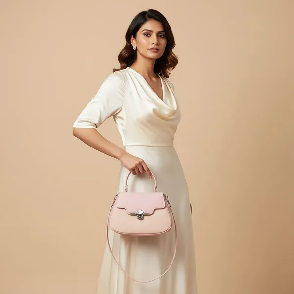 Pink_Heart_Lock_Hanbag_For_Women_|_Premium_Handbag_With_Durable_Straps