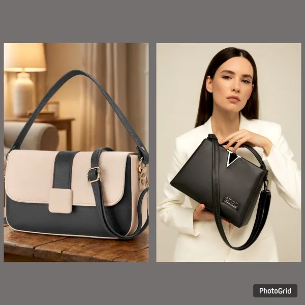 Gray_Two_Tone_Handbag_For_Women