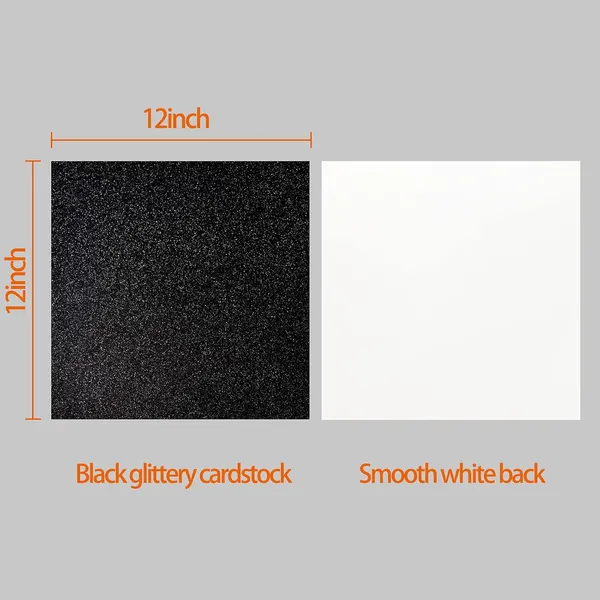 Black_Simetufy_Black_Glitter_Cardstock_-_15_Sheets_12"_X_12"_Cardstock_For_Cricut,_Diy_Projects,_Scrapbooking,_Invitations_-_250_Gsm_Easy_To_Cut