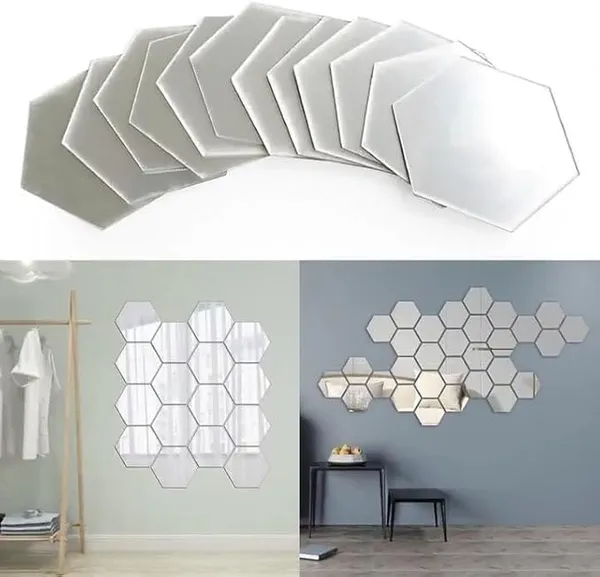 Silver_12_Pcs_Silver_Hexagon_Mirror_Wall_Stickers_|_Removable_Acrylic_Mirror_Decals_For_Wall_|_Honeycomb_Design_Wall_Decor_For_Living_Room,_Bedroom_&_Home_Decoration