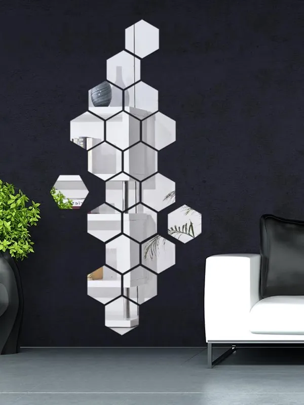 Silver_12_Pcs_Silver_Hexagon_Mirror_Wall_Stickers_|_Removable_Acrylic_Mirror_Decals_For_Wall_|_Honeycomb_Design_Wall_Decor_For_Living_Room,_Bedroom_&_Home_Decoration
