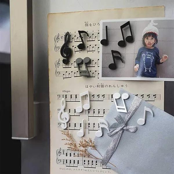 Multicollor_12Pcs_Magnets_Fridge,Black_And_White_Musical_Notes_Small_Fridge_Magnets_Cute_Decorative_Magnets,Refrigerator_Magnets_Office_Kitchen_Magnets_Locker_Glass_Magnets