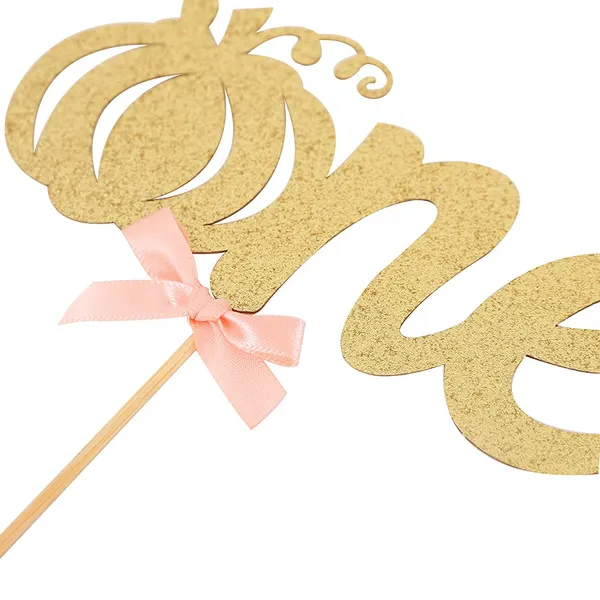 Gold_Pumpkin_One_Cake_Topper_For_Baby_Girls_-_Gold_Glitter_Cake_Topper_With_Rose_Pink_Bow_For_1St_Birthday,_Pumpkin_Birthday_Party_Decorations,_Glitter_Cake_Decorating_Supplies,_First_Birthday_Cake_Topper,_Cake_Smash_Decorations