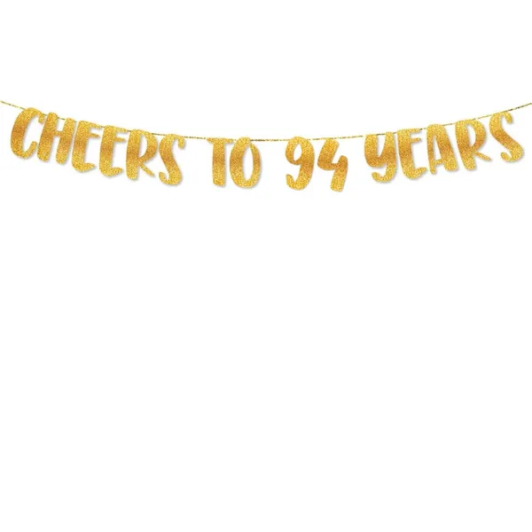 Gold_Cheers_To_94_Years_Banner_|_94Th_Birthday_Party_Golden_Glitter_Banner_|_Party_Decorations_And_Supplies_|_Wedding_Anniversary_Decorations_|_Pre-Strung_(Cheers_To_94)