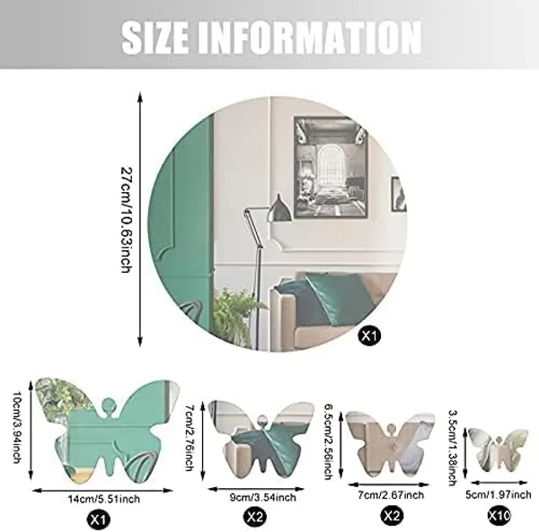 Silver_17_Pieces_3D_Butterfly_Acrylic_Mirror_Sticker_|_Removable_Butterfly_Wall_Decals_|_Mural_Stickers_For_Decoration/Diy_Projects/Party_Supplies_|_Silver
