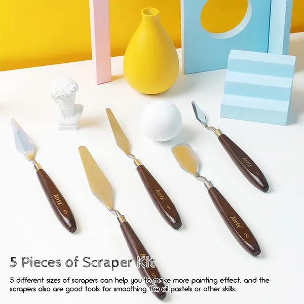 Multicollor_5_Pieces_Painting_Knives_Stainless_Steel_Spatula_Palette_Knife_Oil_Painting_Accessories_Color_Mixing_Set_For_Oil,_Canvas,_Acrylic_Painting-Lightwish