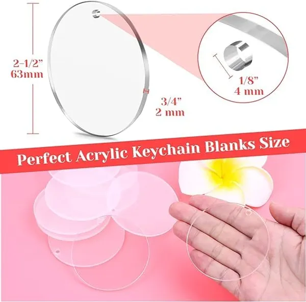 Transparent_Acrylic_Blank_Keychain_|_30_Pcs_Ornament_Acrylic_Blanks_Discs_Keychain_|_2.5Inch_Round_With_Hole_For_Engraving_Diy_Projects_|_Clear