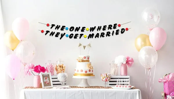 Multi_The_One_Where_They_Get_Married_Banner_|_Friends_Theme_Wedding_Banner_|_Funny_Engagement_&_Bridal_Shower_Party_Decoration_|_Pre-Assembled_Hanging_Garland_For_Marriage_Celebration