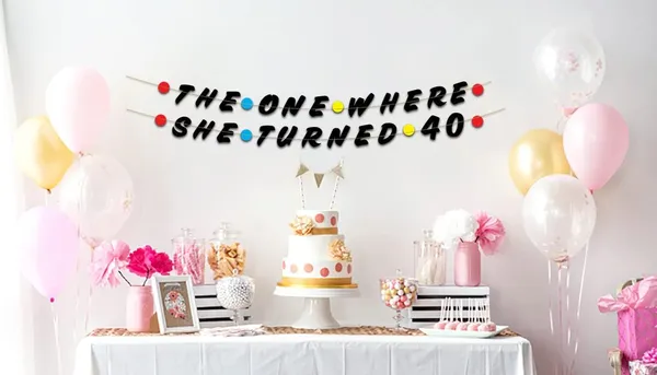 Black_The_One_Where_She_Turns_40_Banner_|_Funny_40Th_Birthday_Decoration_|_Friends_Theme_Banner_|_Pre-Assembled_Hanging_Garland_For_Women_40Th_Birthday