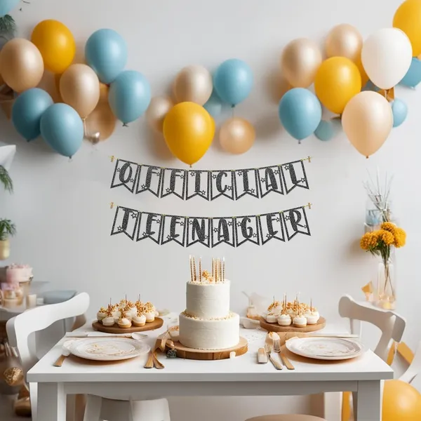 Black_13Th_Birthday_Decorations_-_Official_Teenager_Glitter_Banner_|_Black_Glitter_Bunting_For_Girls_&_Boys_|_13Th_Birthday_Party_Supplies_|_Pre-Assembled_|_No_Diy_Required