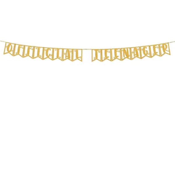 Gold_13Th_Birthday_Decorations_-_Official_Teenager_Glitter_Banner_|_Gold_Glitter_Bunting_For_Girls_&_Boys_|_13Th_Birthday_Party_Supplies_|_Pre-Assembled_|_No_Diy_Required