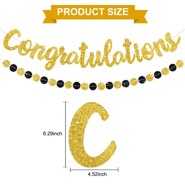 Black_Congratulations_Banner_|_Gold_Glitter_With_Black_&_Gold_Circle_Garland_|_Graduation,_Engagement,_Retirement,_And_Achievement_Party_Decoration_|_Pre-Strung_&_Reusable_Glitter_Garland