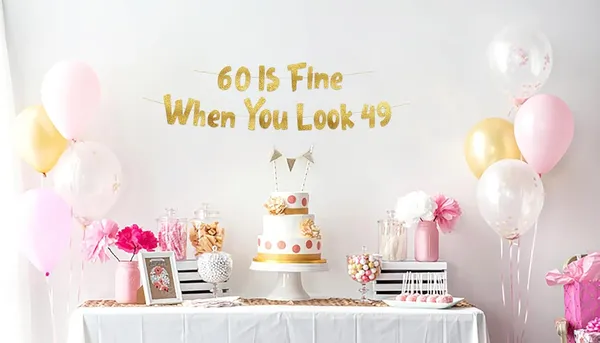 Gold_Triflearteâ®_60_Is_Fine_When_You_Look_49_Banner_|_Funny_60Th_Birthday_Party_Decoration_|_Gold_Glitter_Garland_|_Milestone_Celebration_Party_Supplies