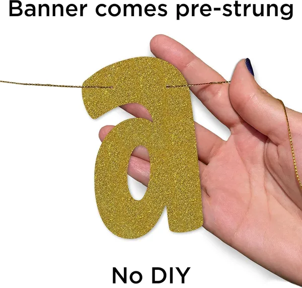 Gold_Triflearte®_60_&_Still_Stubborn_Banner_|_Funny_60Th_Birthday_Party_Decoration_|_Gold_Glitter_Garland_For_Men_&_Women_|_Milestone_Birthday_Supplies