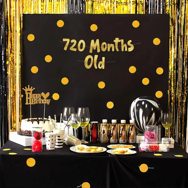 Gold_720_Months_Old_Banner_|_Funny_60Th_Birthday_Party_Decoration_|_Gold_Glitter_Garland_|_Pre-Assembled_Birthday_Banner_For_Men_&_Women_|_Milestone_Party_Supplies